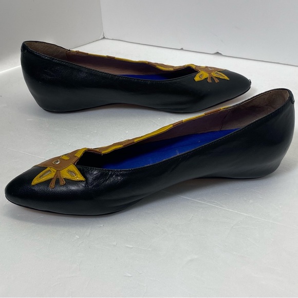 Jeffrey Campbell Womens Giraffe Flats Shoes Size 8.5M Leather Giraffe - Picture 12 of 12